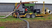 Farmstar Trailer Pumping Engine Unit Manure Injection System